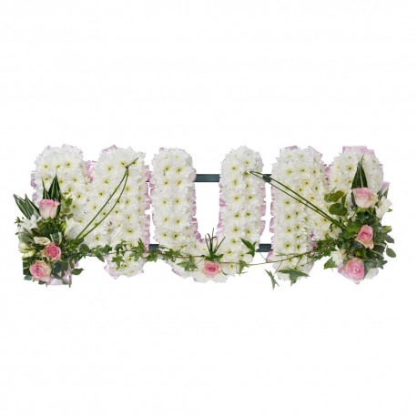 Funeral Letters And Name Frames